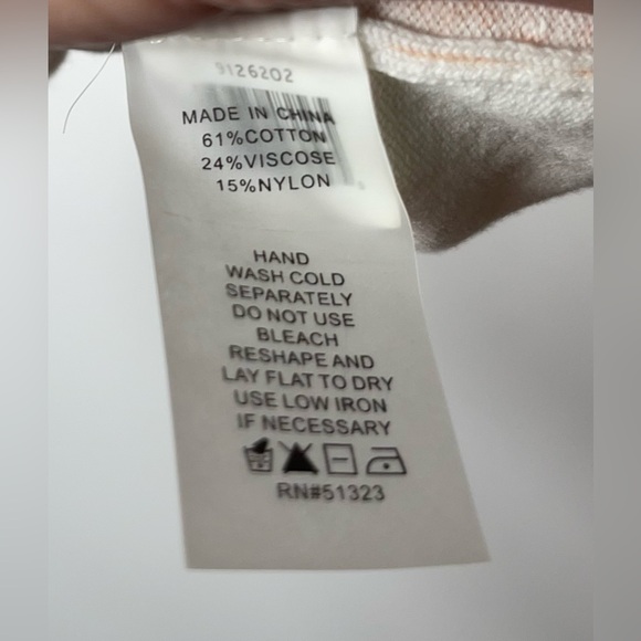 Vince Camuto Womens Short Sleeves Floral Neck Pullover Sweater Black Size Xs - Picture 5 of 7